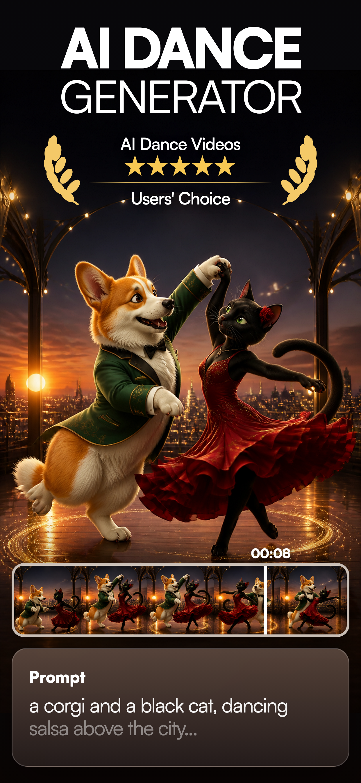 AI Dance Generator App Store card