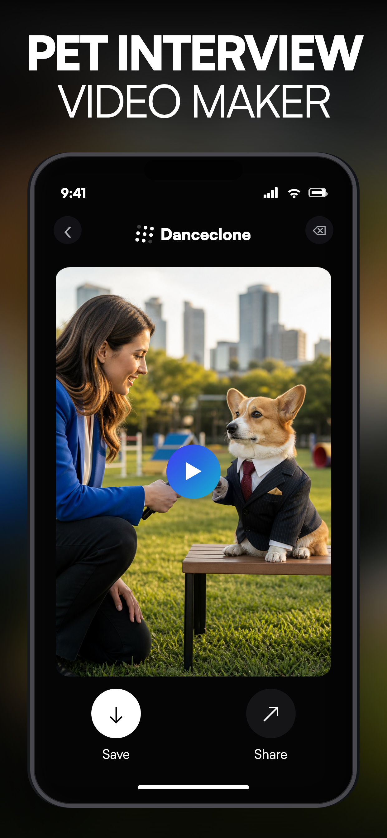 Pet Interview Video Maker App Store card